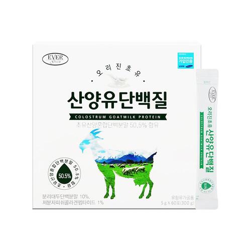 에버그린 오리진초유 산양유단백질 5g x 60포