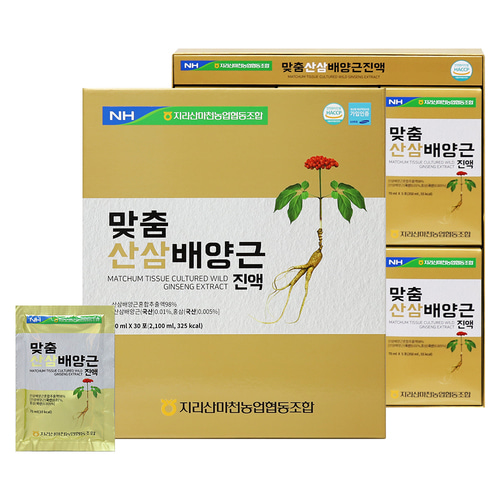 지리산마천농협 맞춤 산삼배양근 진액 70ml x 30포
