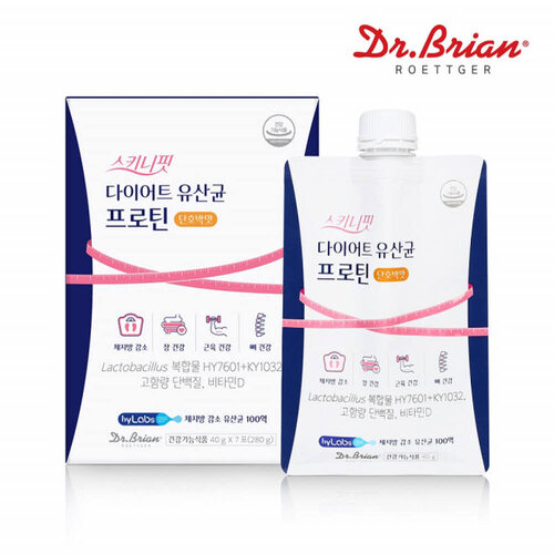 닥터브라이언 스키니 핏 다이어트 유산균 프로틴(7포)