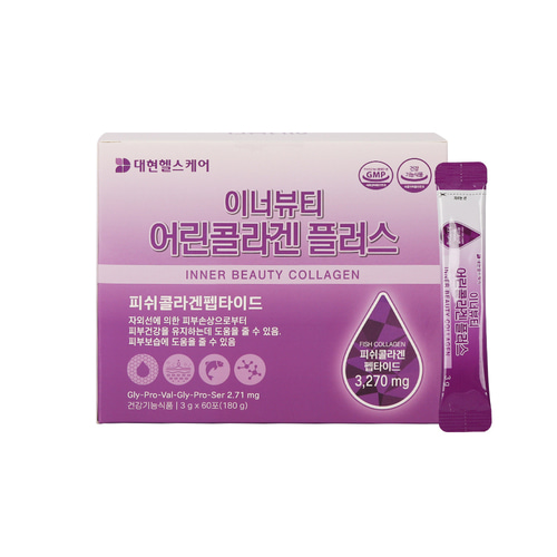 대현헬스케어 이너뷰티 어린콜라겐플러스 3g x 60포