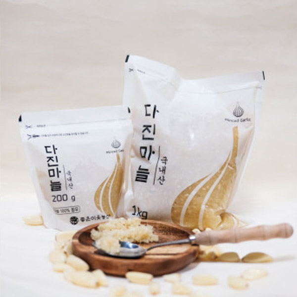 국내산 다진마늘 500g
