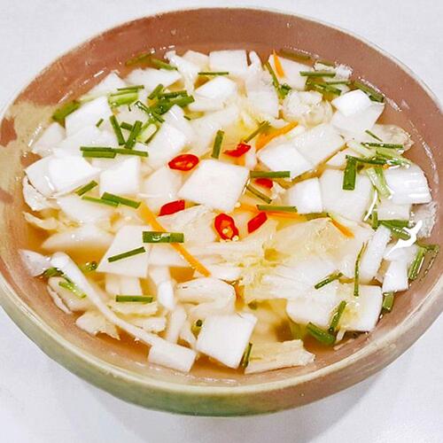 100프로 국내산 전라도 나박물김치 1kg,2kg